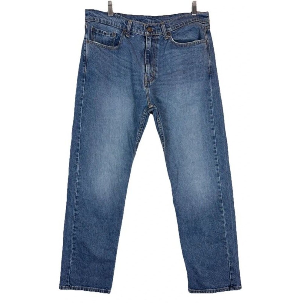 Levi’s 505 Denim Blue Jeans Medium Wash Men’s 34”x30”